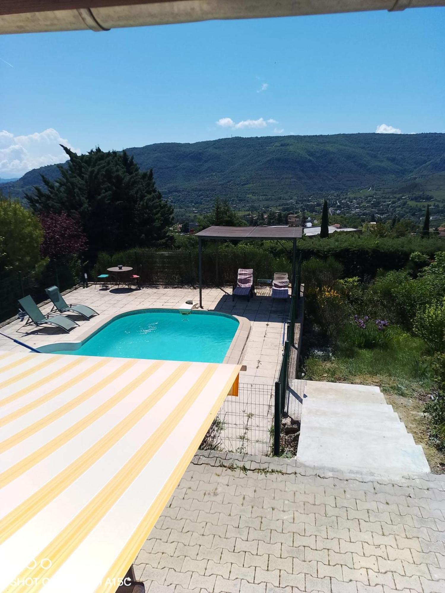 Maison Paisible A Veyras Avec Piscine Privee Et Vue Montagne מראה חיצוני תמונה
