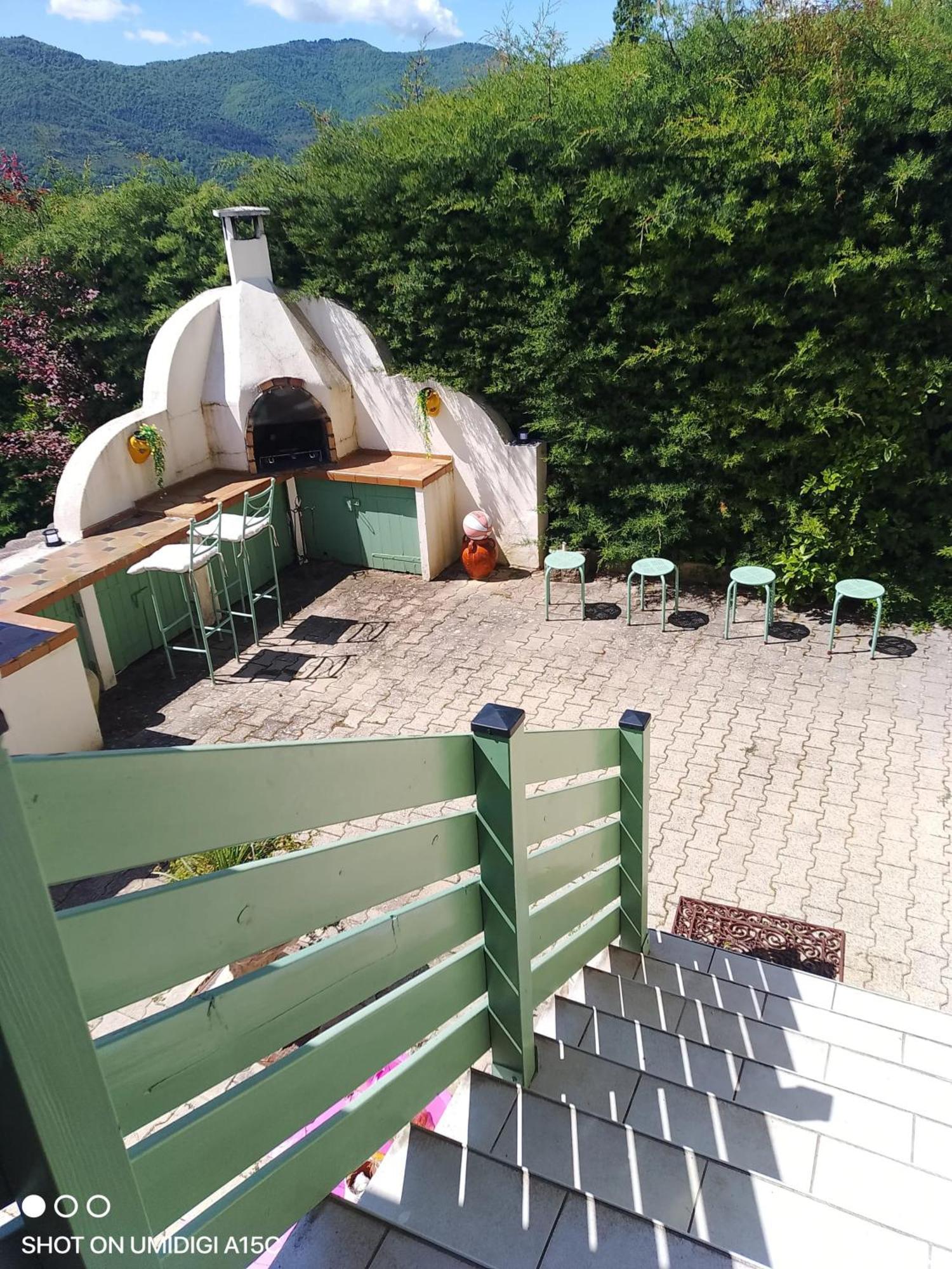 Maison Paisible A Veyras Avec Piscine Privee Et Vue Montagne מראה חיצוני תמונה
